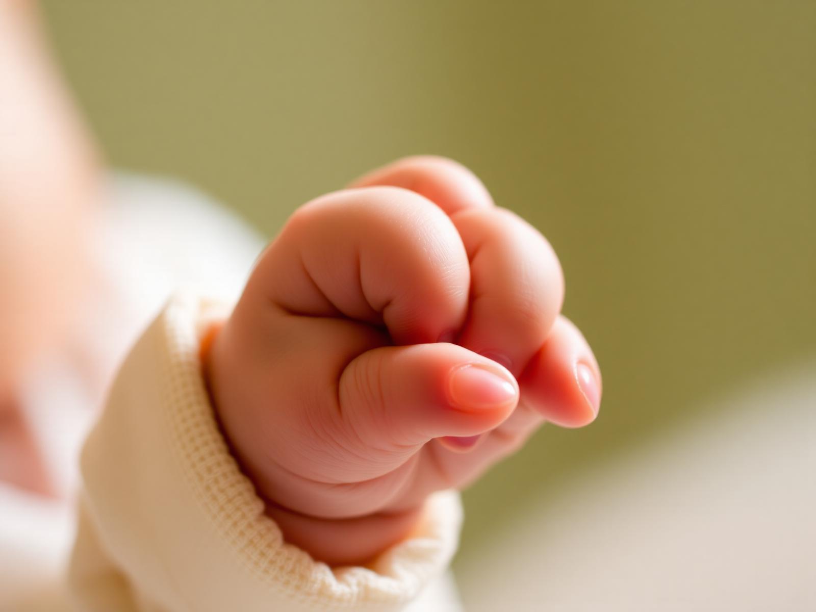 Close-up of a baby's hand